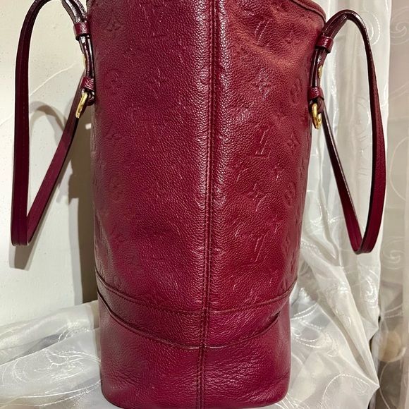 Burgundy Louis Vuitton Citadine PM Monogram Tote - Picture 3 of 13